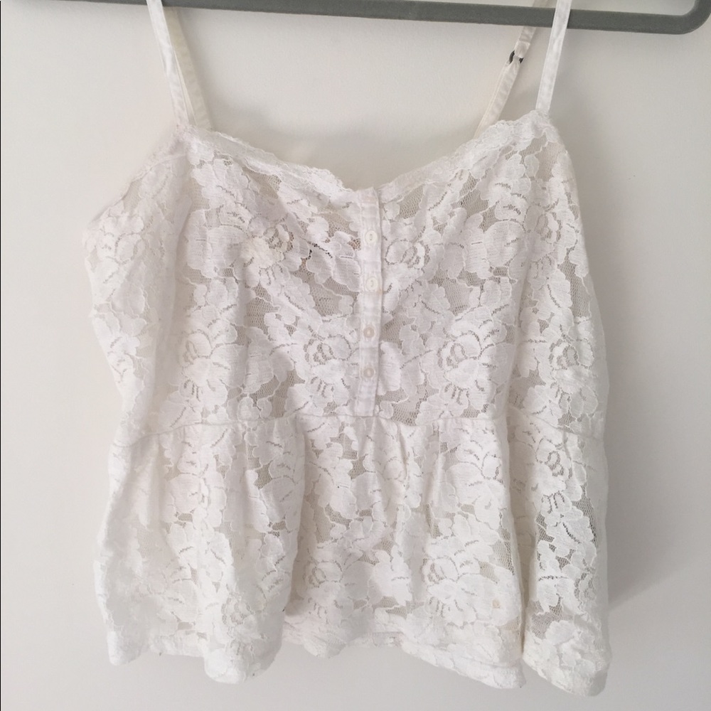 lace crop top